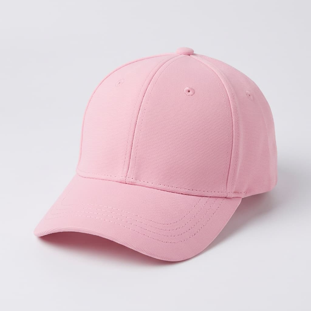 Plain baby pink baseball cap