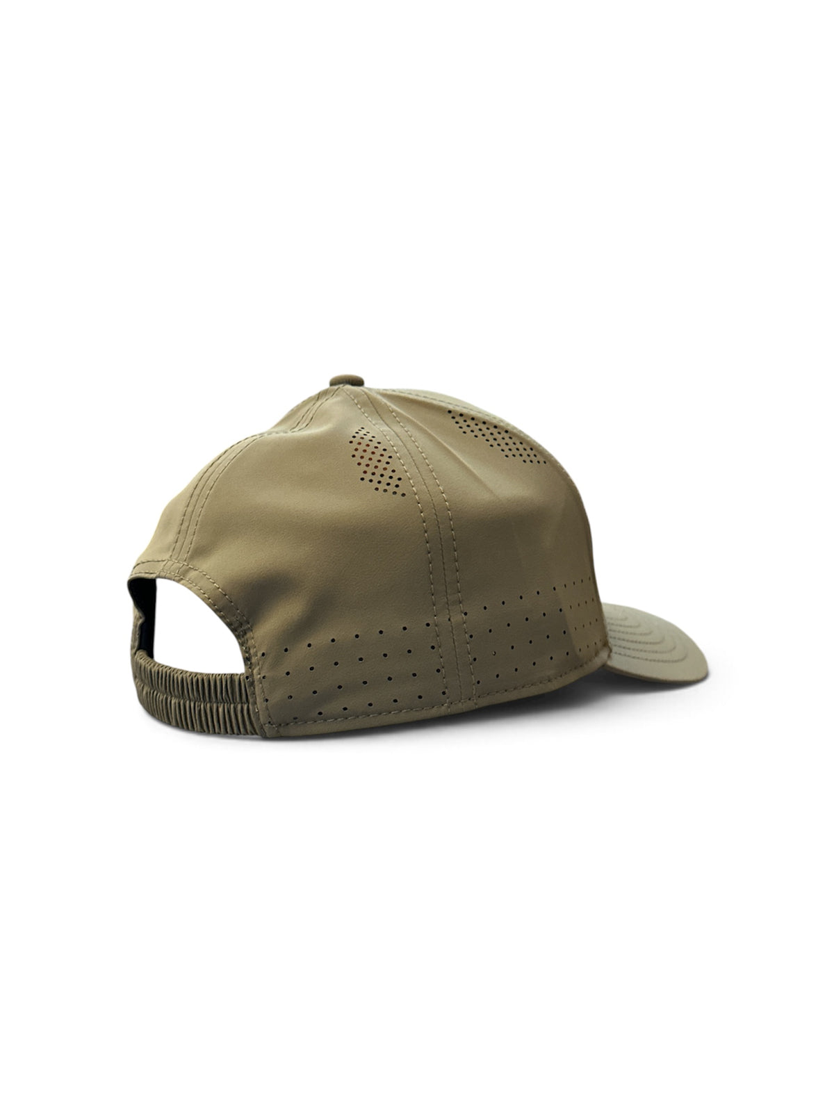 Olive Performance Cap - side/back view
