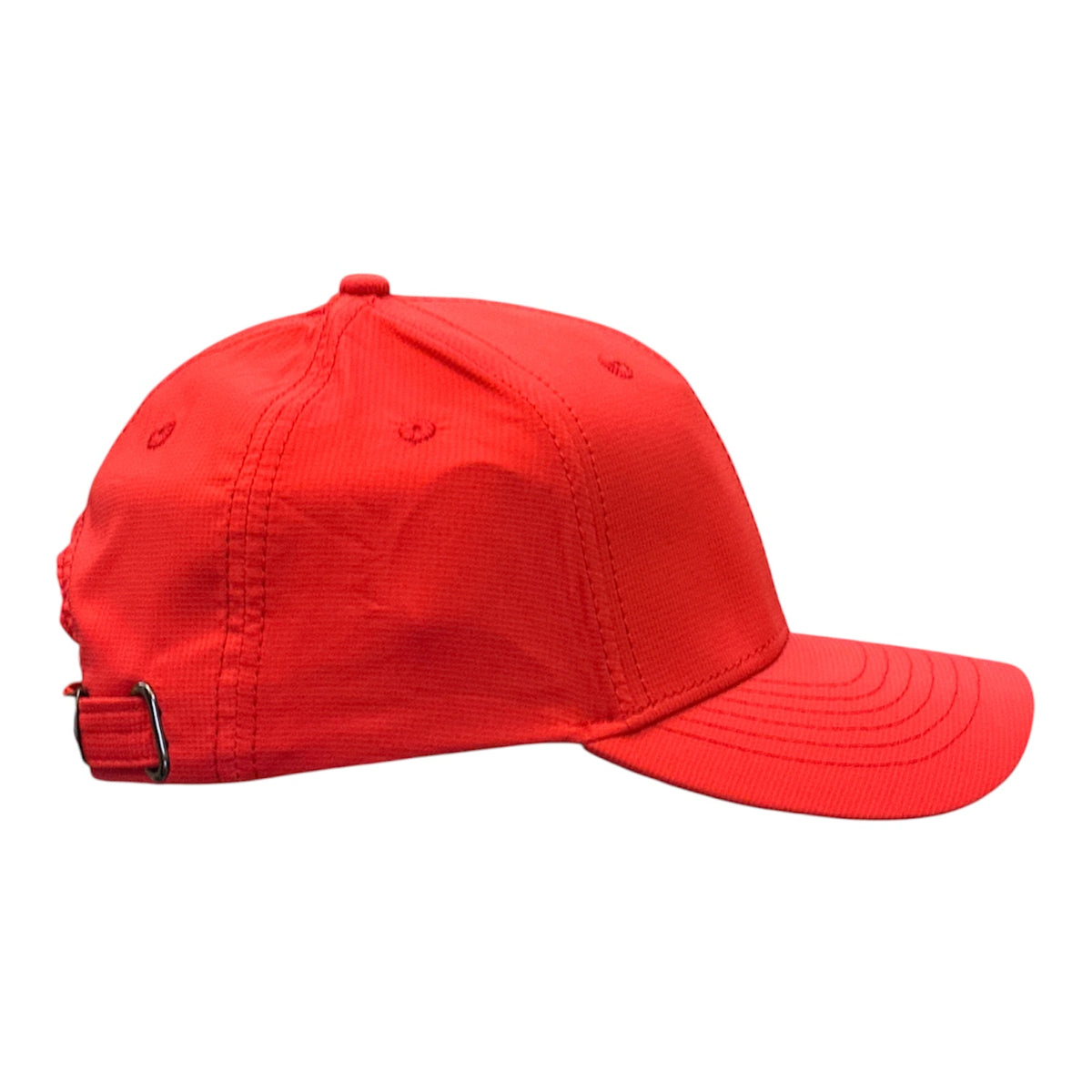 Red Performance Cap - side/back view