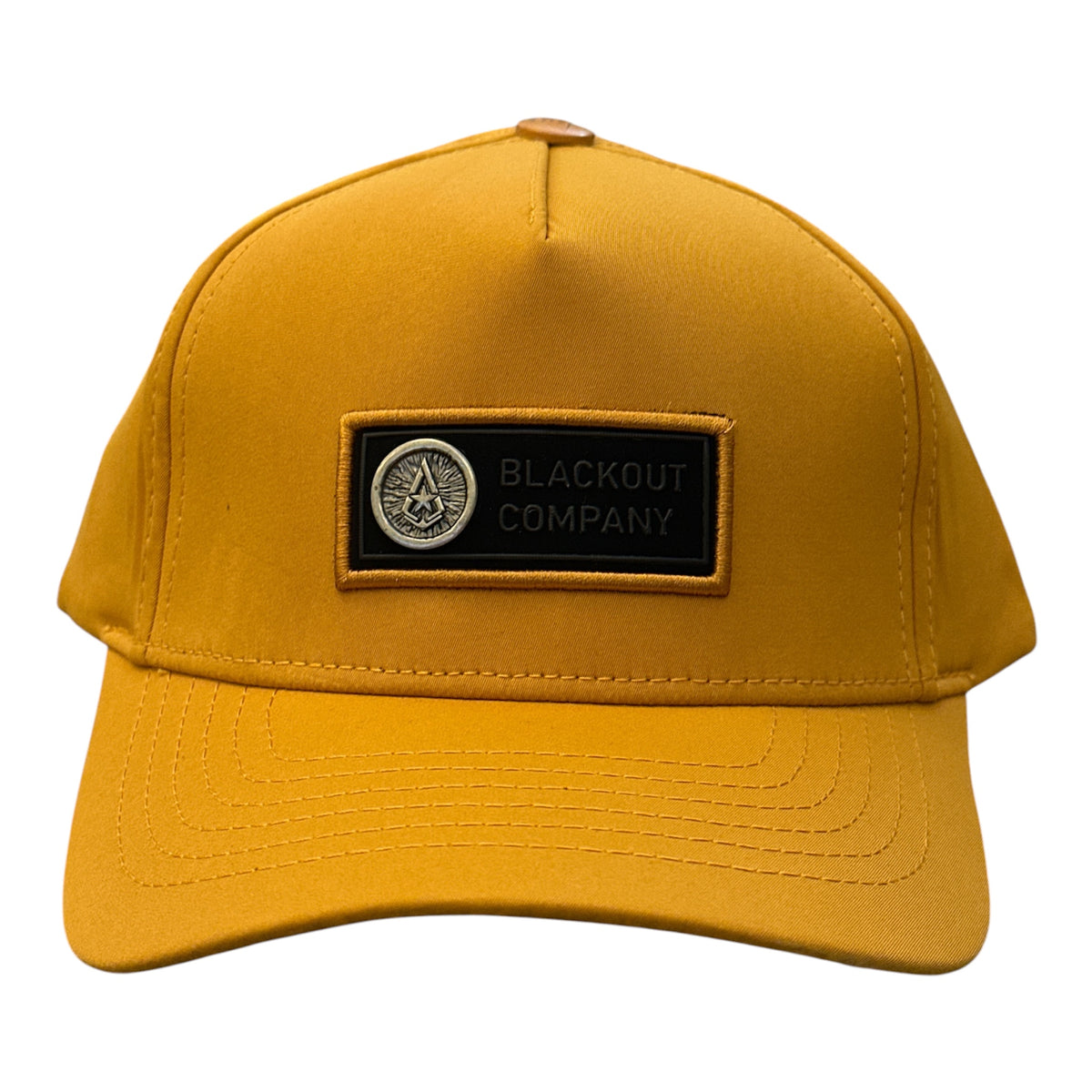 Mustard Woven-Patch Cap - front