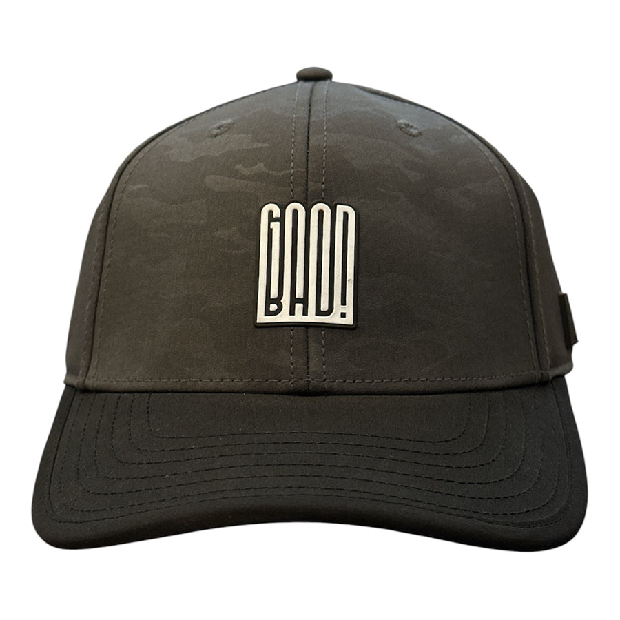 Charcoal Camo Badge Cap