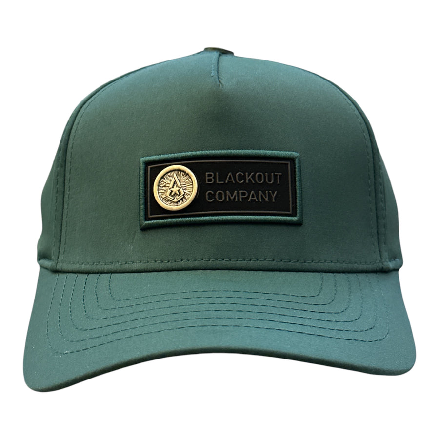Teal Woven-Patch Cap