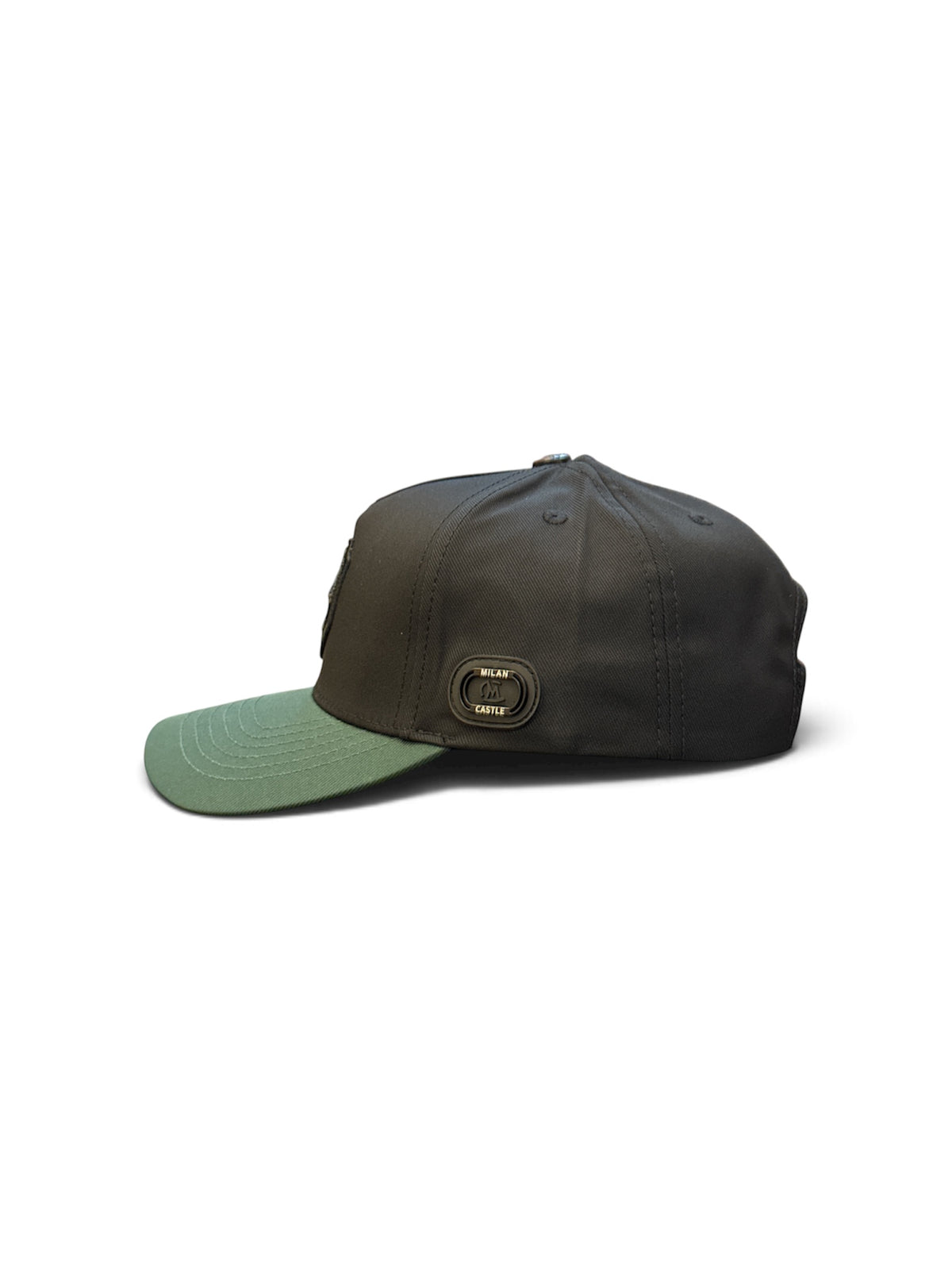 Espresso & Sage Shield Cap - side/back view