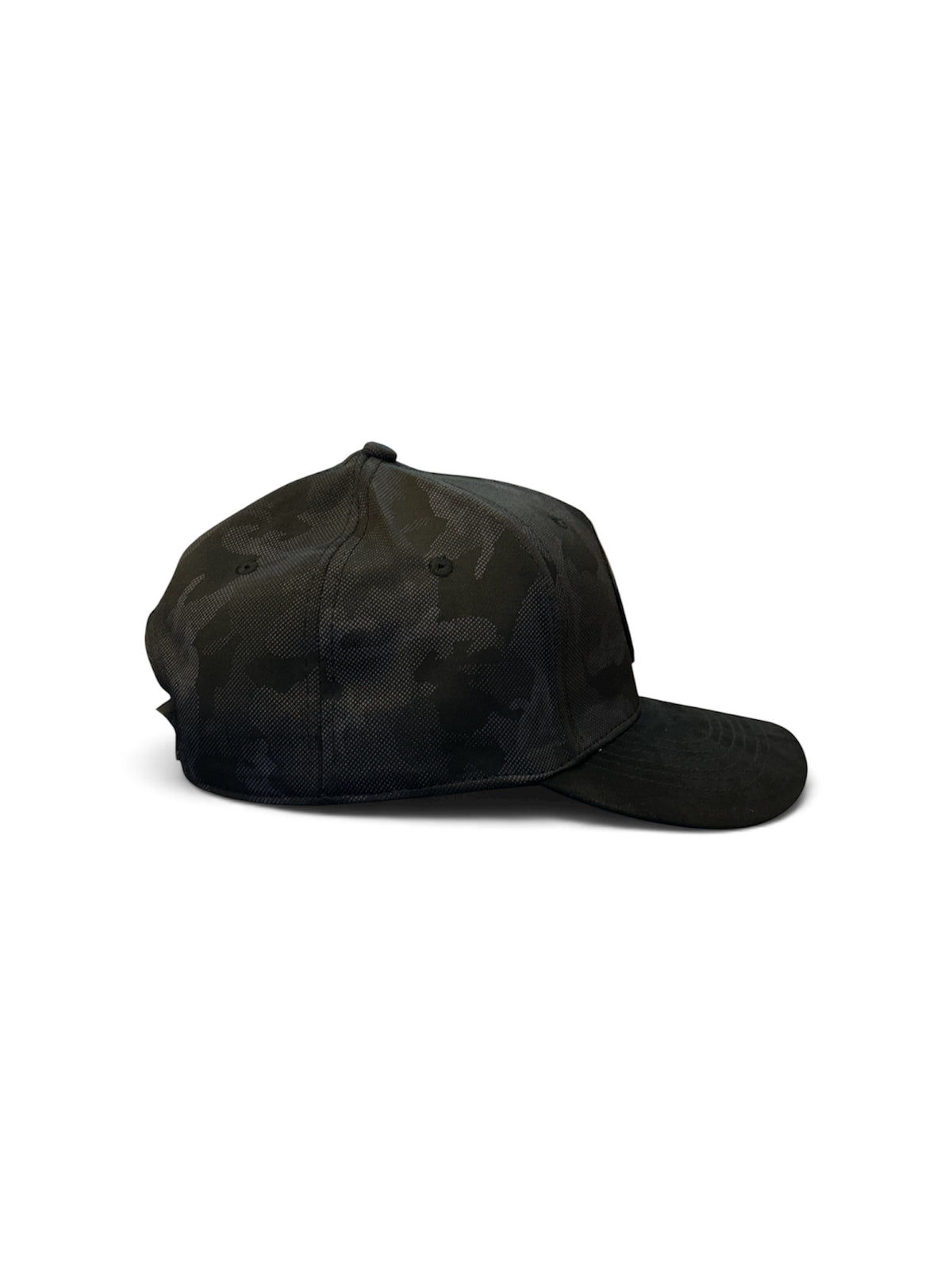 Camo Round-Badge Cap - side/back view