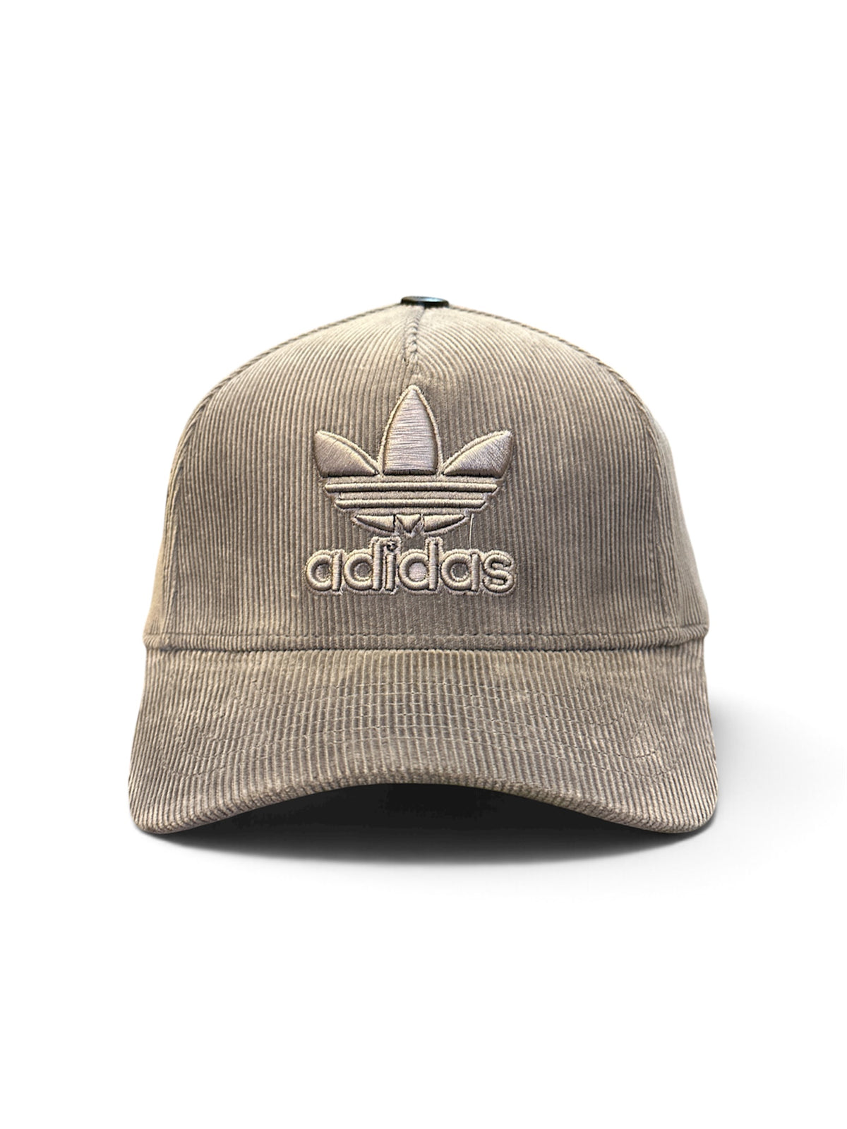 Stone Embossed Corduroy Cap - front