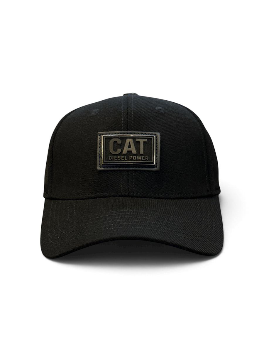Black Rectangle-Patch Cap