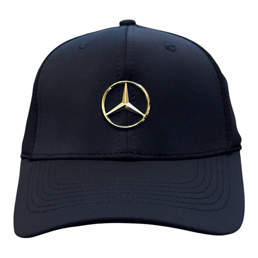 Navy Gold-Emblem Cap