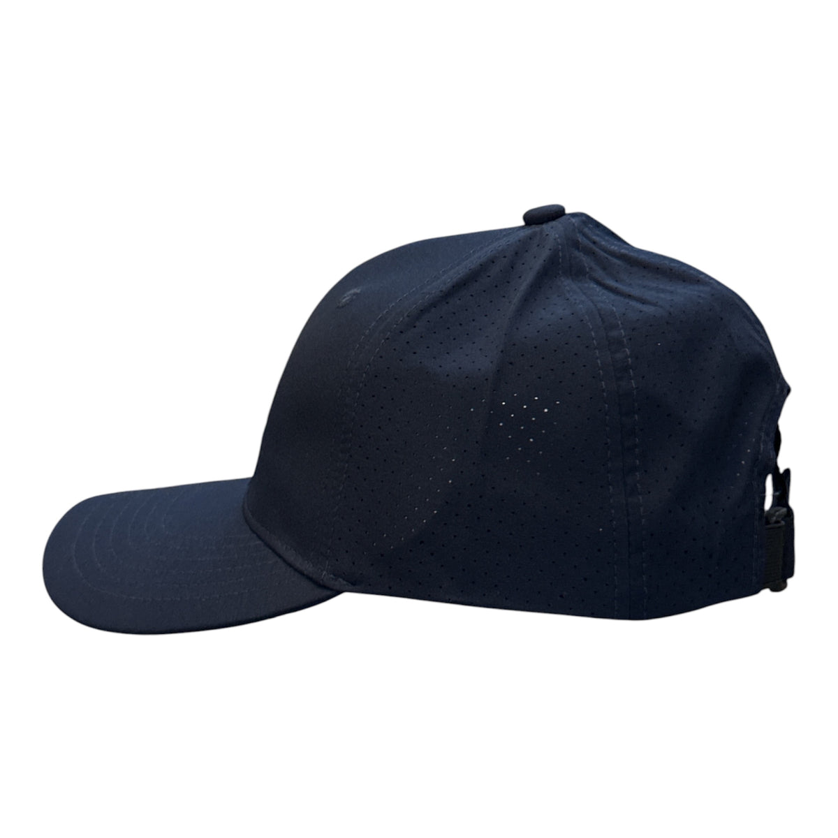 Navy Green-Emblem Cap - side/back view