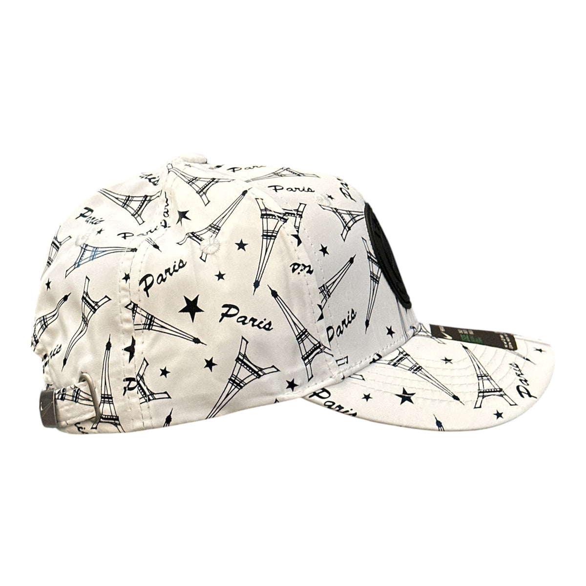White Tower Print Cap - side/back view